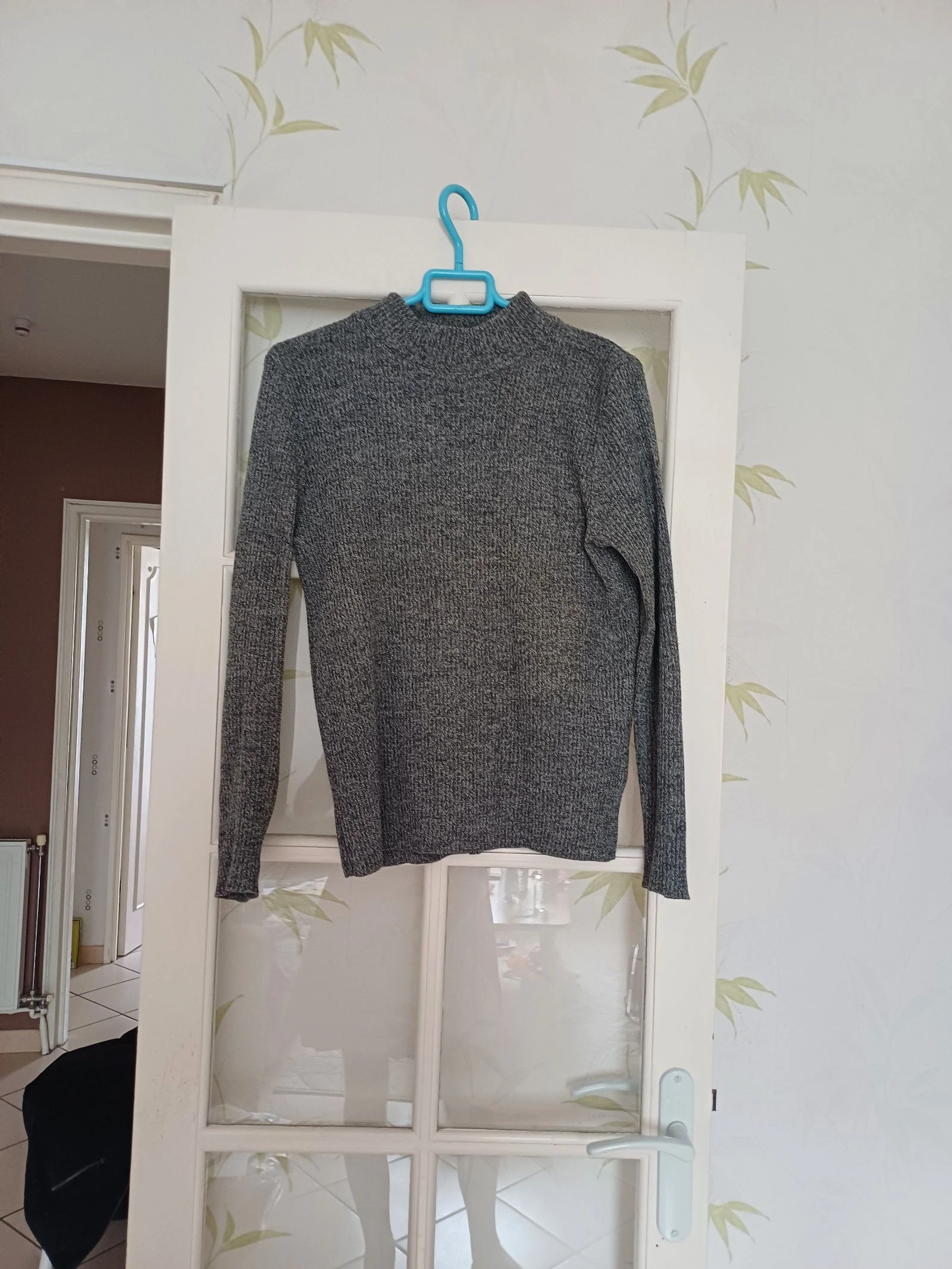 Pull femme gris 